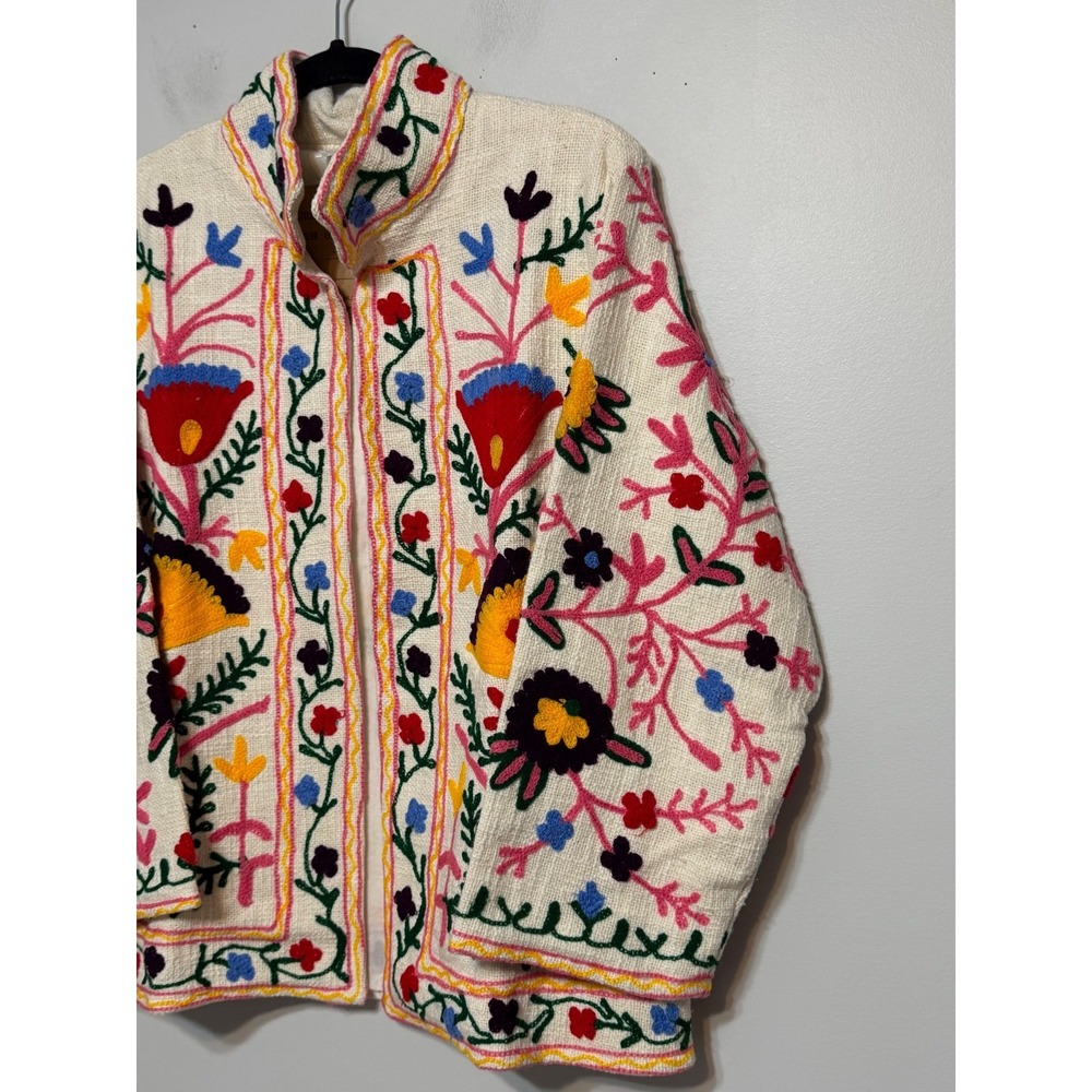 Ashley Taylor Multicolor Embroidered Jacket - Picture 4 of 7